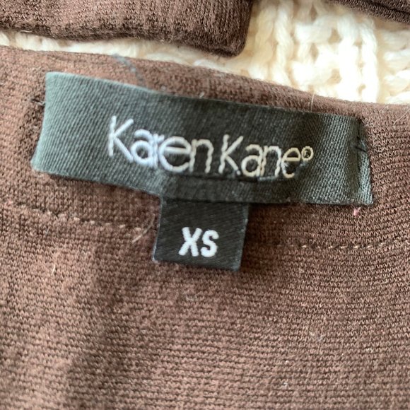 Karen Kane Dark Brown Suit Set - Picture 4 of 5